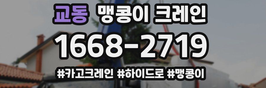 교동 맹콩이 크레인
