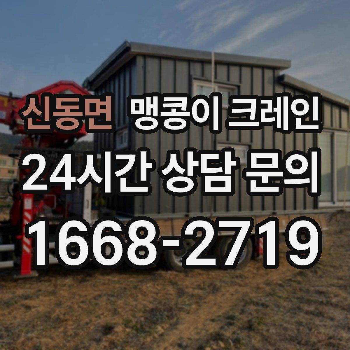 신동면 맹콩이 크레인