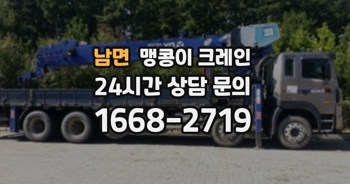 남면 맹콩이 크레인