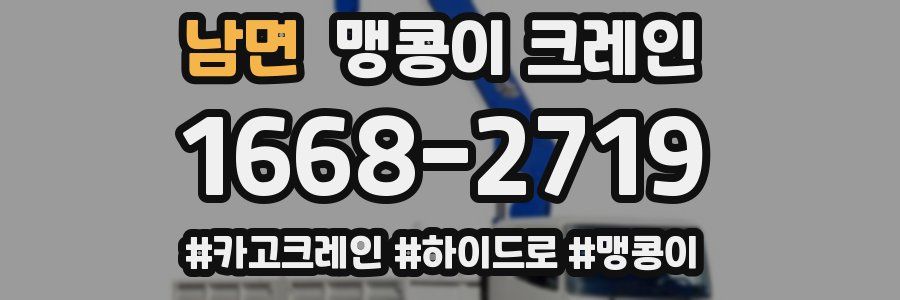 남면 맹콩이 크레인