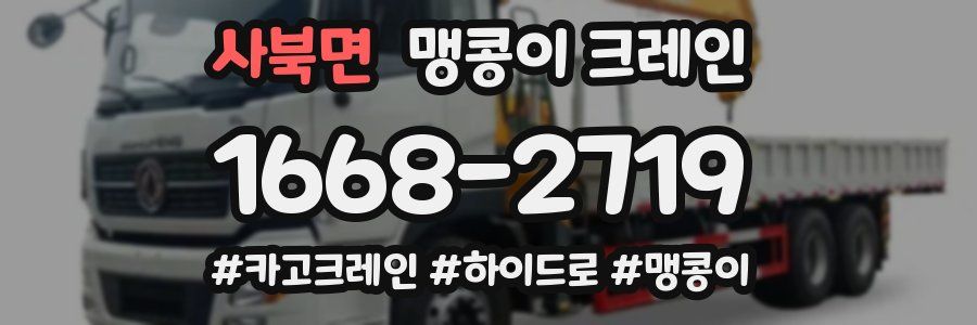 사북면 맹콩이 크레인