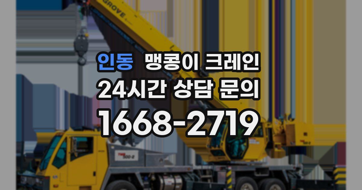 인동 맹콩이 크레인