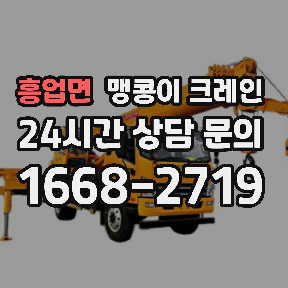 흥업면 맹콩이 크레인