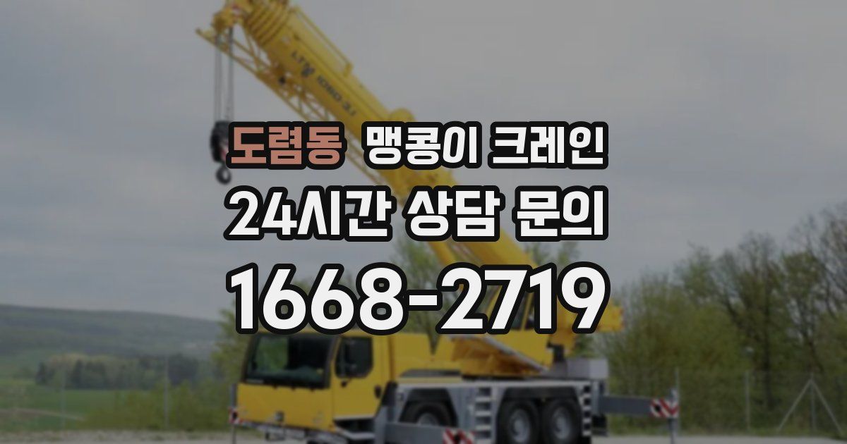 도렴동 맹콩이 크레인