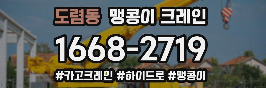 도렴동 맹콩이 크레인