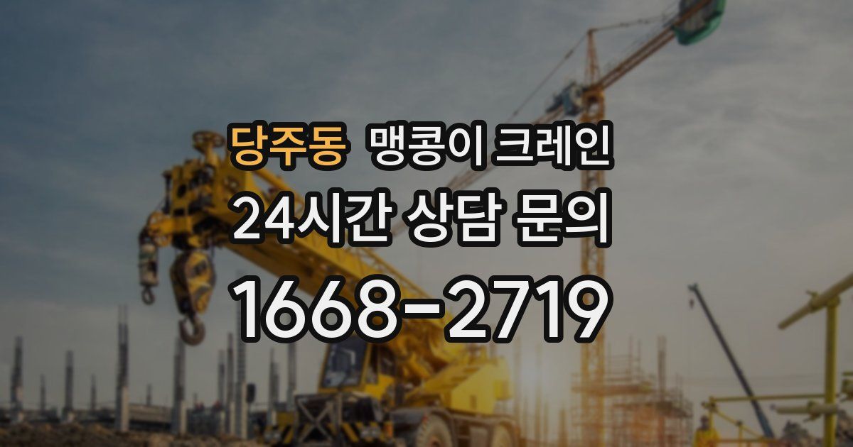 당주동 맹콩이 크레인
