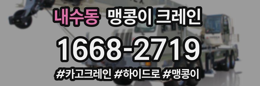 내수동 맹콩이 크레인