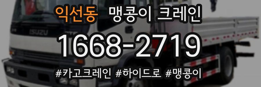 익선동 맹콩이 크레인