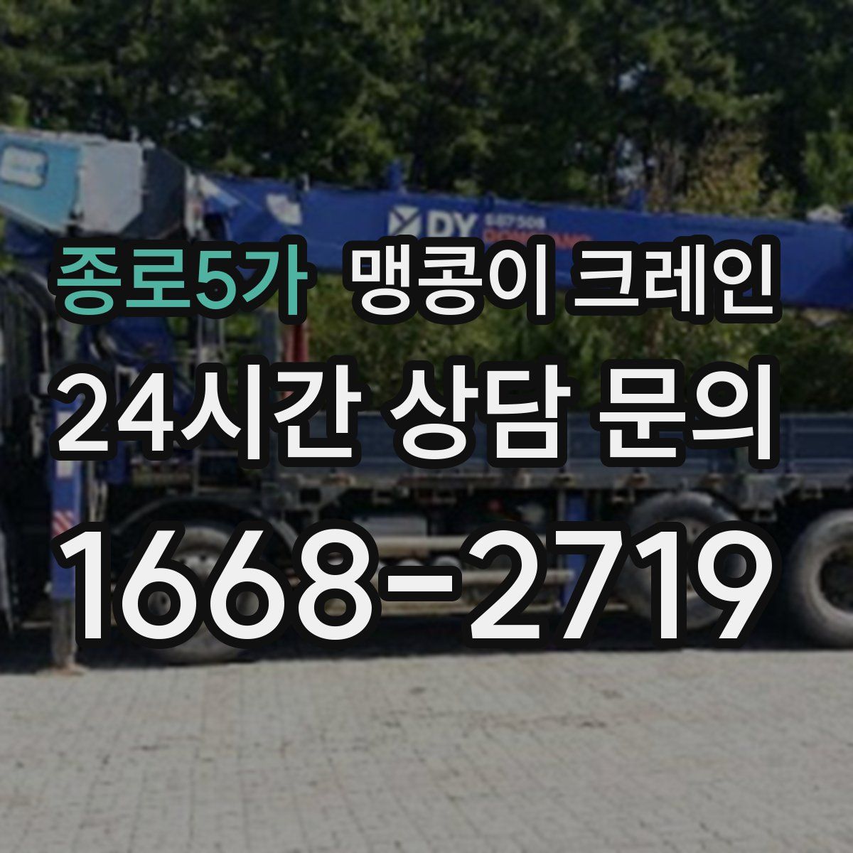 종로5가 맹콩이 크레인