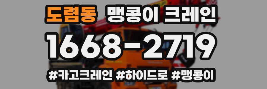 도렴동 맹콩이 크레인