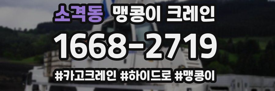 소격동 맹콩이 크레인