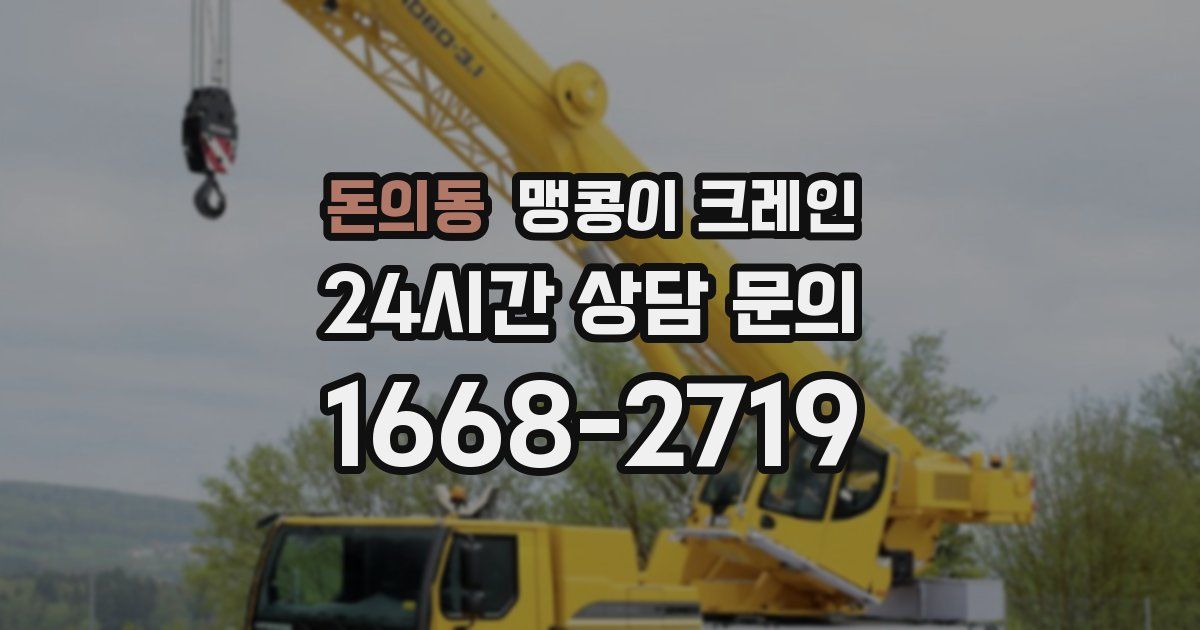 돈의동 맹콩이 크레인