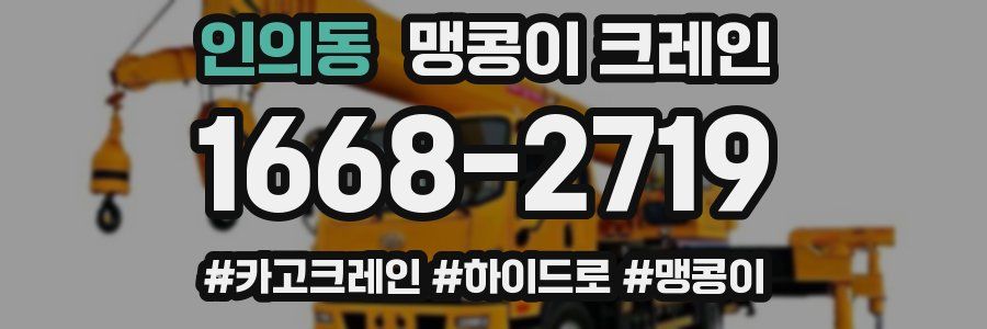 인의동 맹콩이 크레인