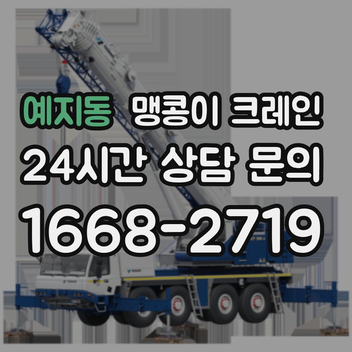 예지동 맹콩이 크레인