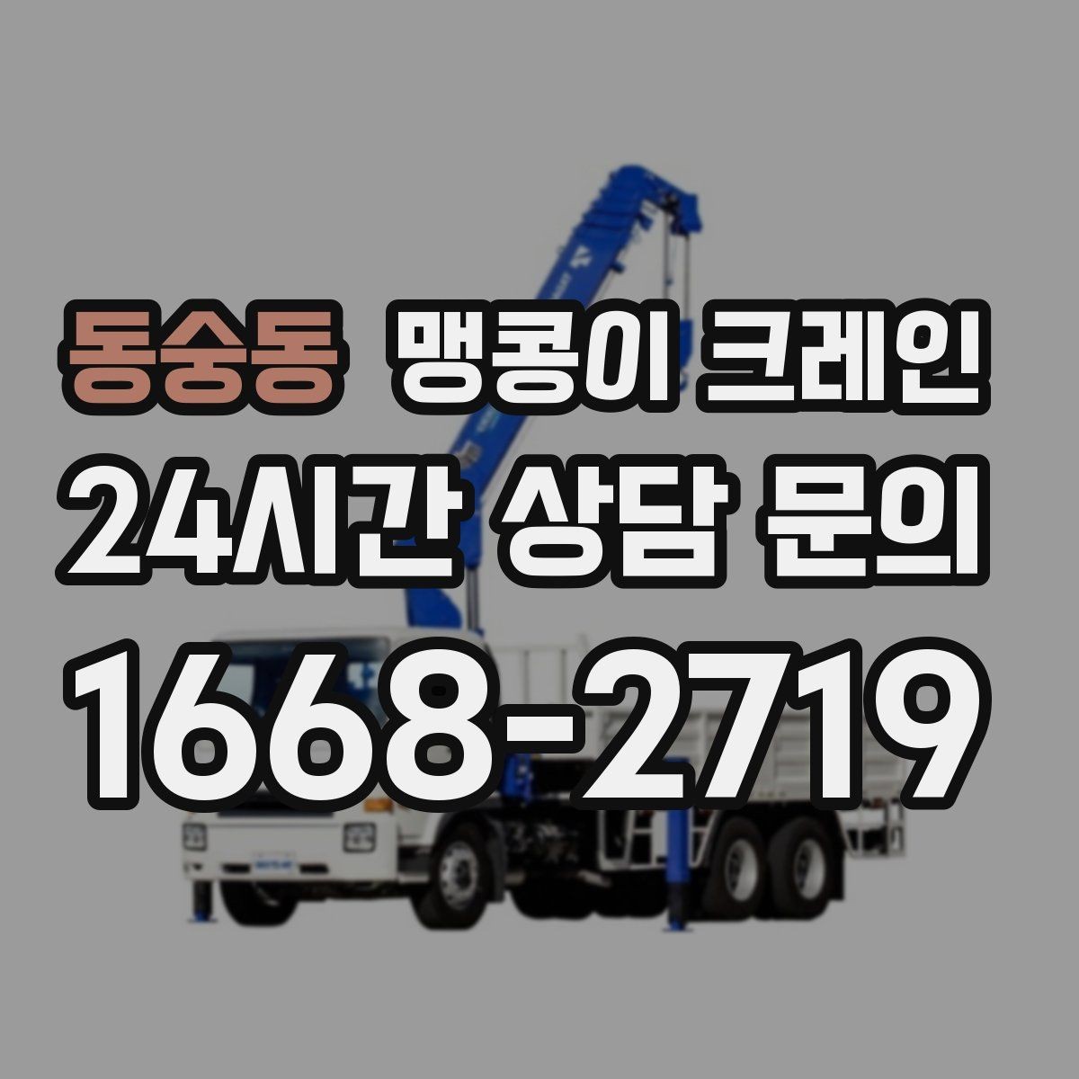 동숭동 맹콩이 크레인 카고 크레인과 어떤 점이 다른가요