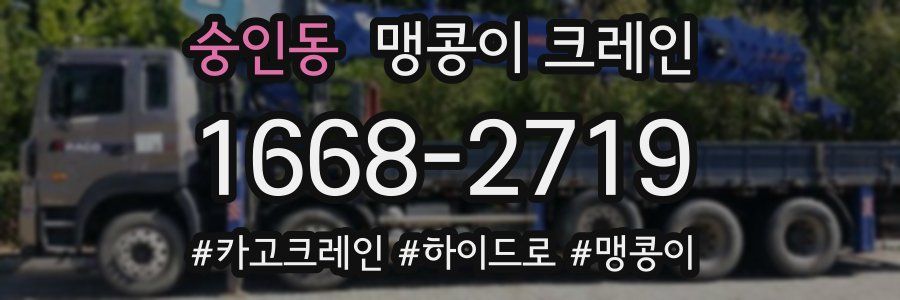 숭인동 맹콩이 크레인