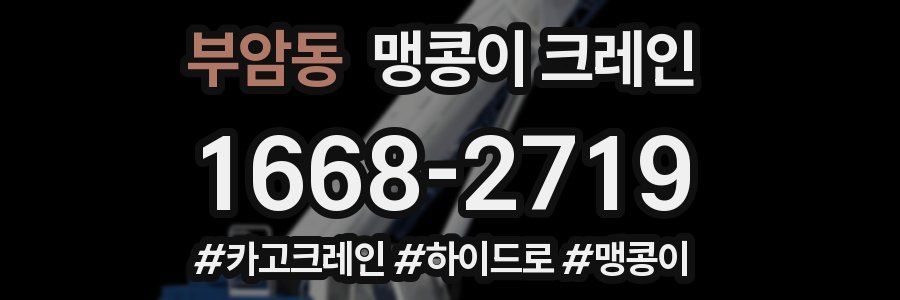 부암동 맹콩이 크레인