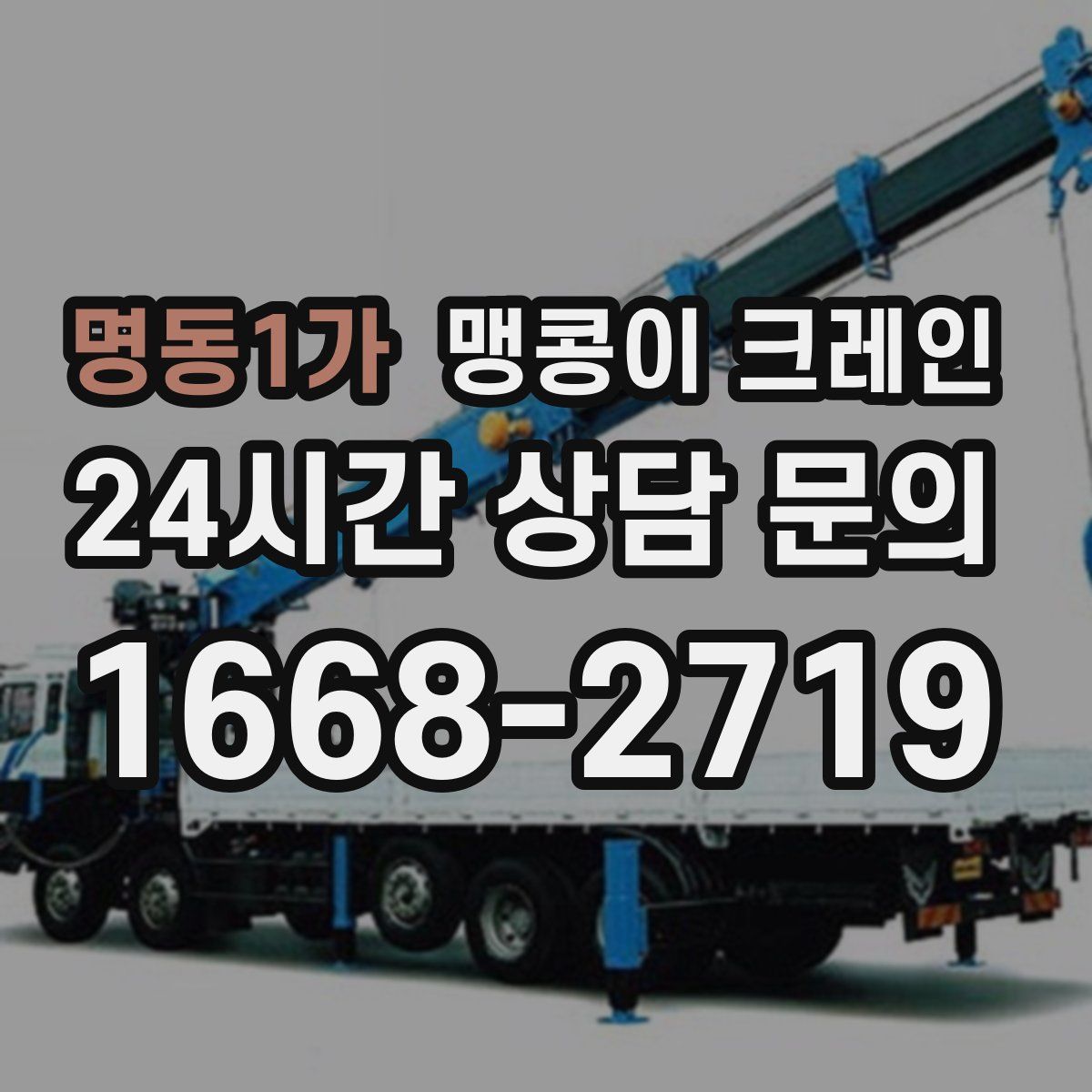 명동1가 맹콩이 크레인