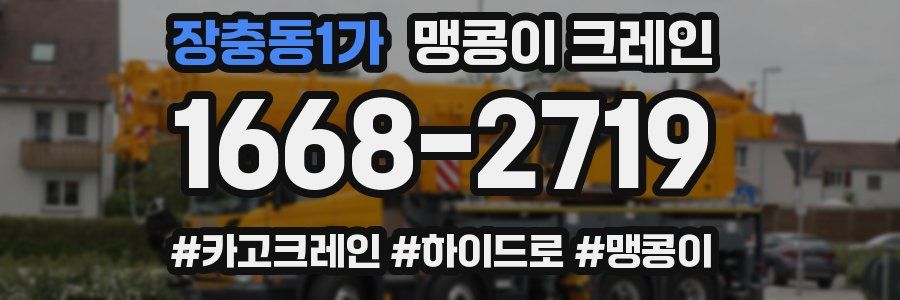 장충동1가 맹콩이 크레인