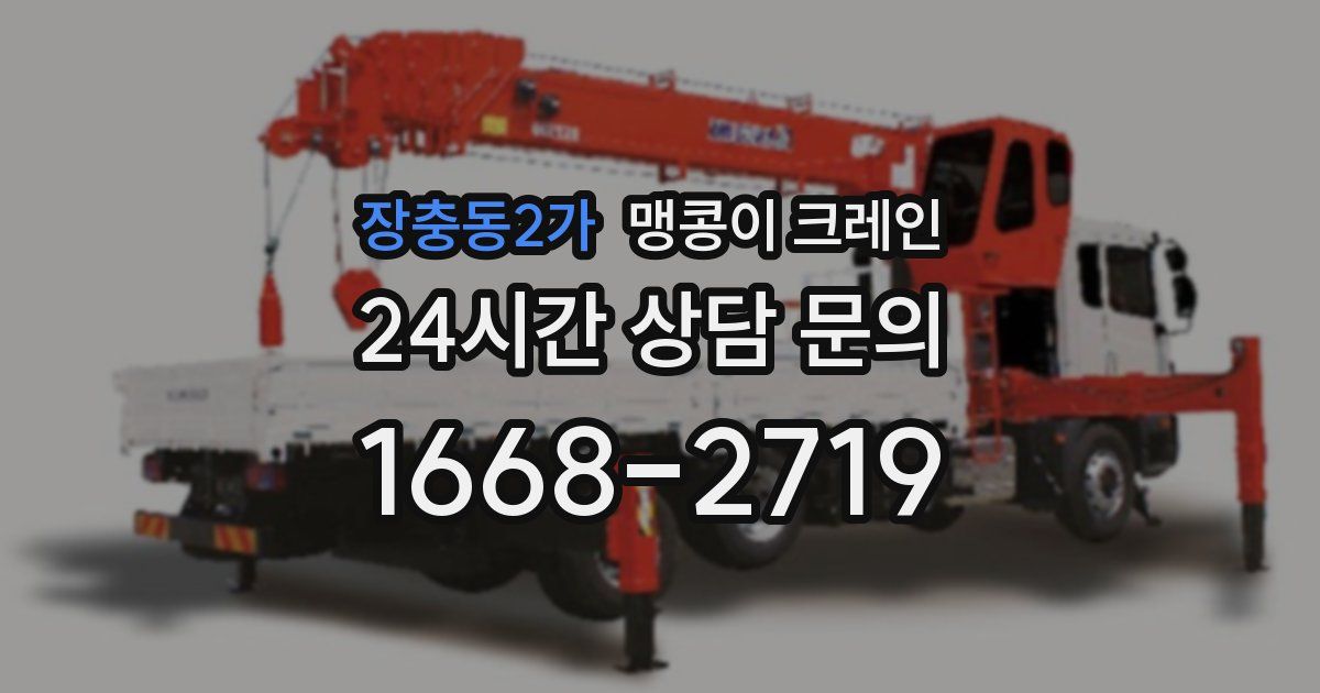 장충동2가 맹콩이 크레인