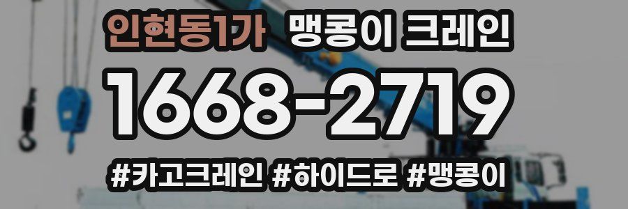 인현동1가 맹콩이 크레인