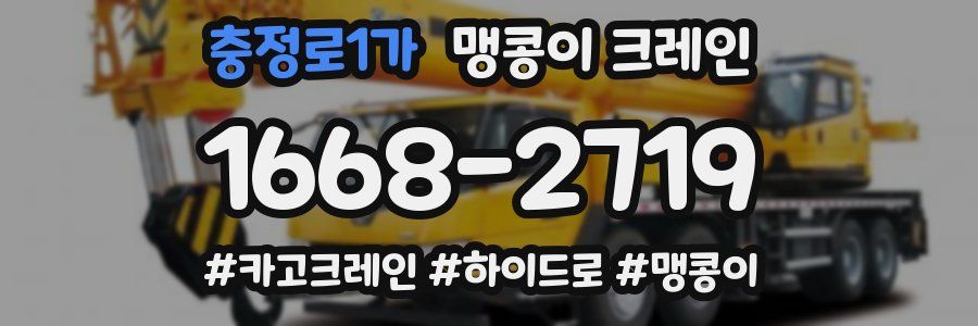 충정로1가 맹콩이 크레인