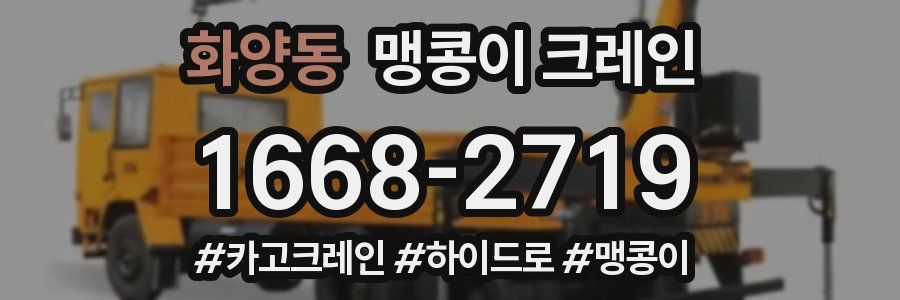 화양동 맹콩이 크레인