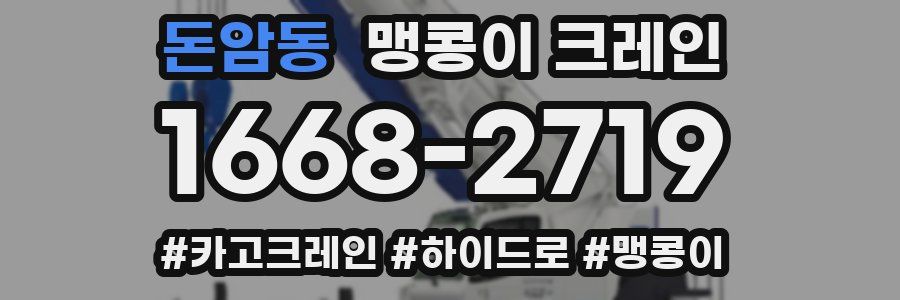 돈암동 맹콩이 크레인