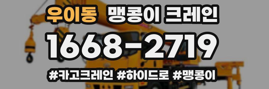 우이동 맹콩이 크레인