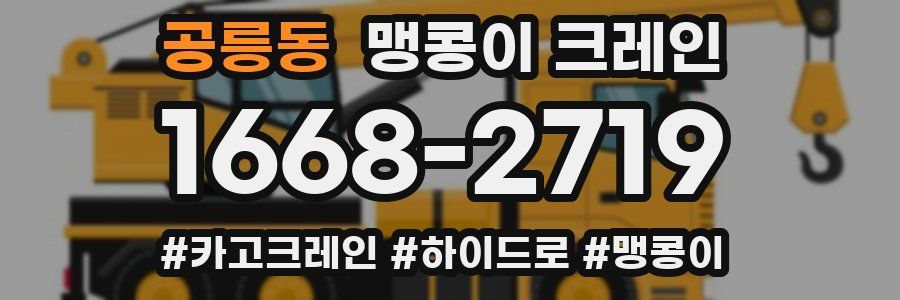 공릉동 맹콩이 크레인