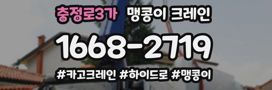 충정로3가 맹콩이 크레인