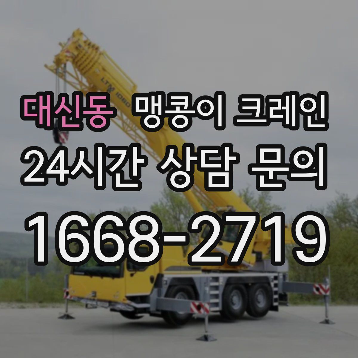 대신동 맹콩이 크레인