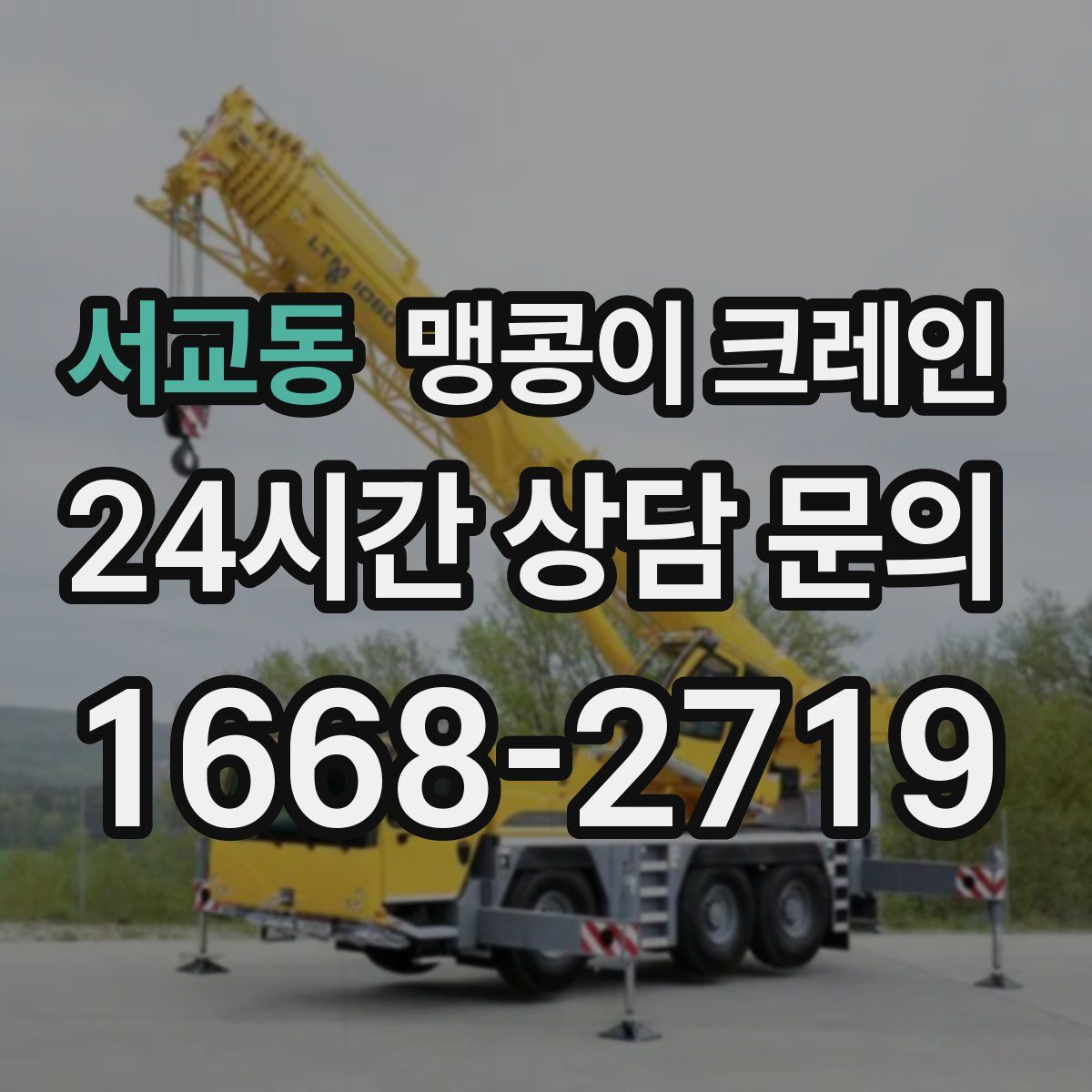 서교동 맹콩이 크레인