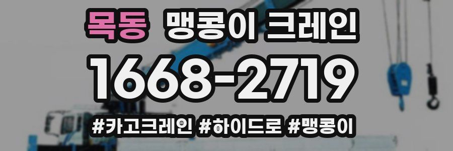 목동 맹콩이 크레인