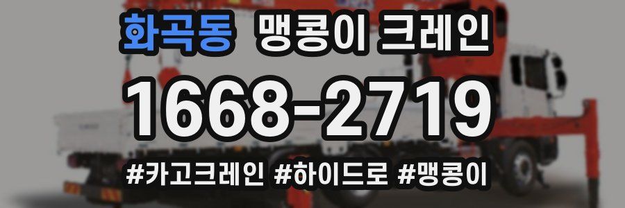 화곡동 맹콩이 크레인