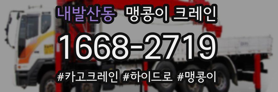 내발산동 맹콩이 크레인