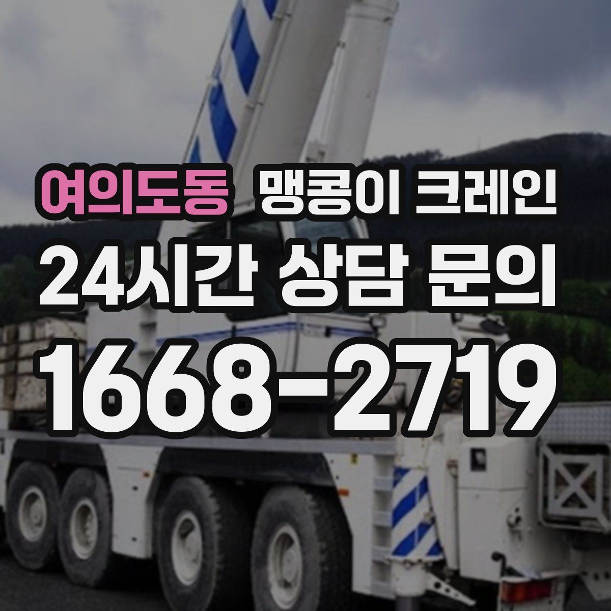 여의도동 맹콩이 크레인