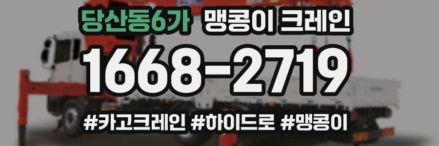 당산동6가 맹콩이 크레인