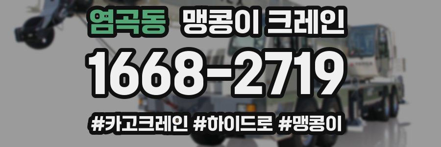 염곡동 맹콩이 크레인
