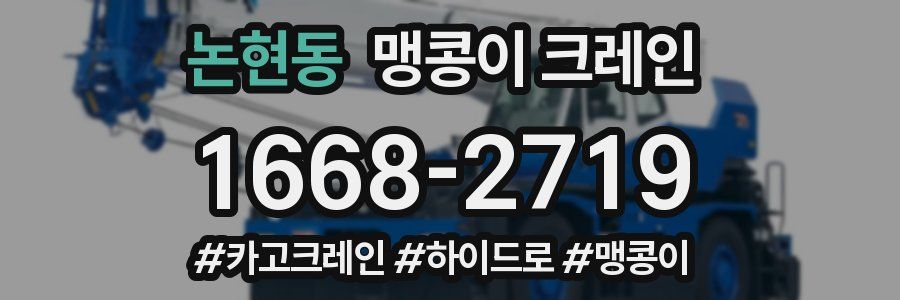 논현동 맹콩이 크레인