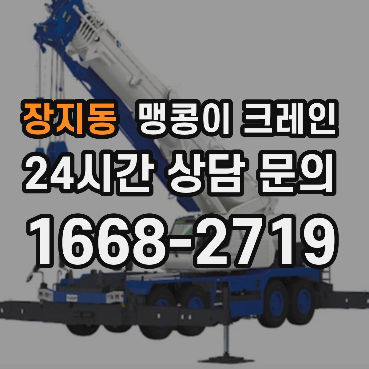 장지동 맹콩이 크레인