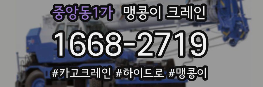 중앙동1가 맹콩이 크레인