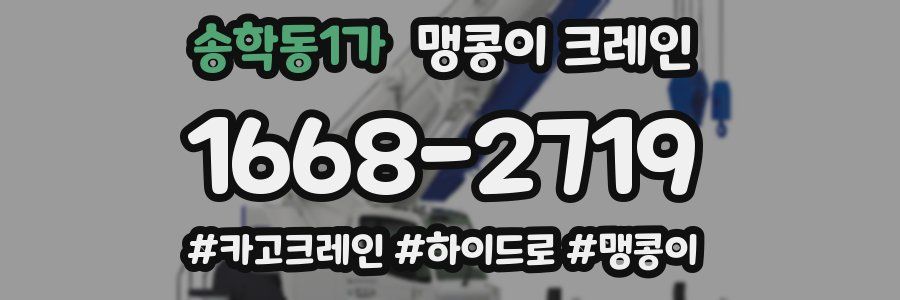 송학동1가 맹콩이 크레인