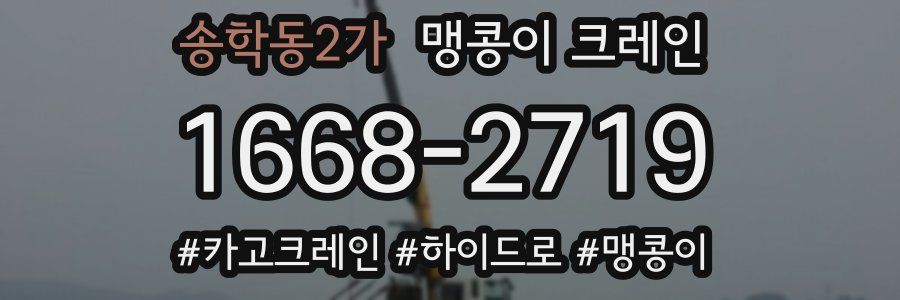송학동2가 맹콩이 크레인