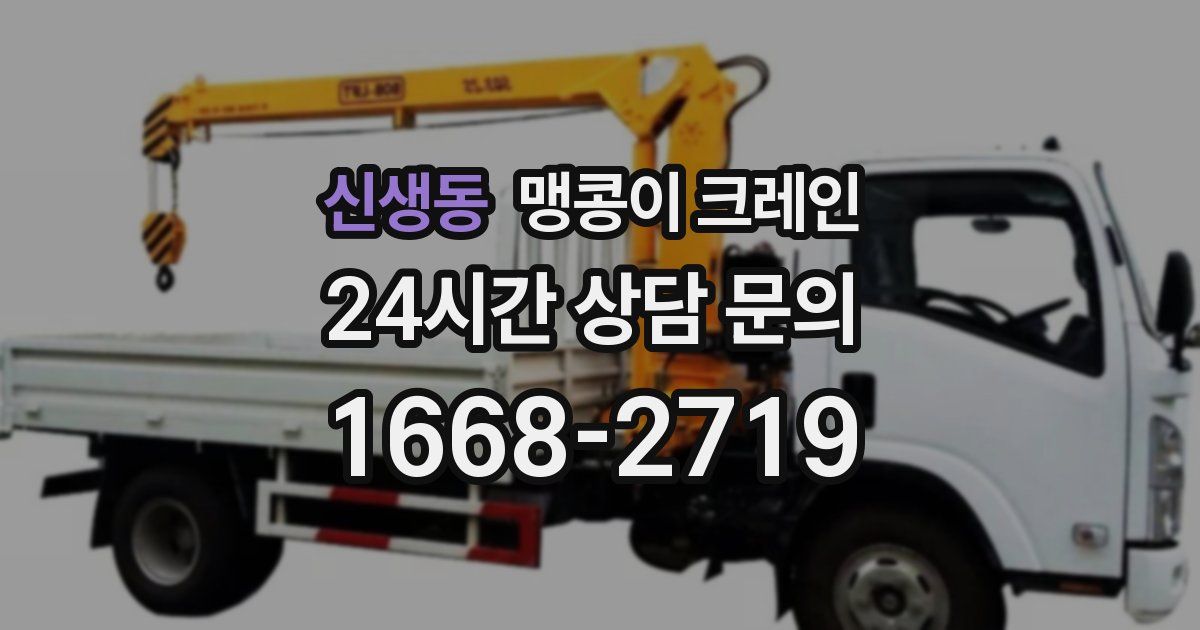 신생동 맹콩이 크레인