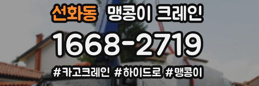 선화동 맹콩이 크레인
