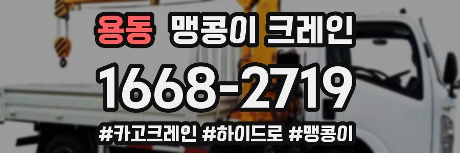 용동 맹콩이 크레인