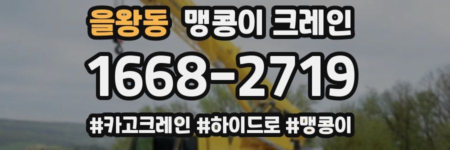 을왕동 맹콩이 크레인