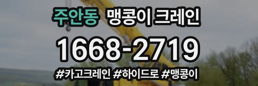 주안동 맹콩이 크레인