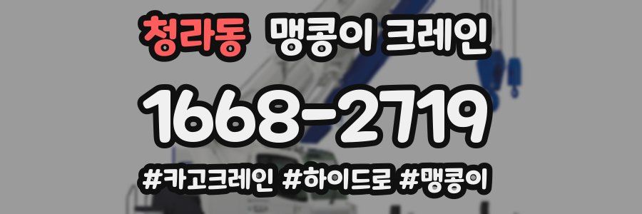 청라동 맹콩이 크레인